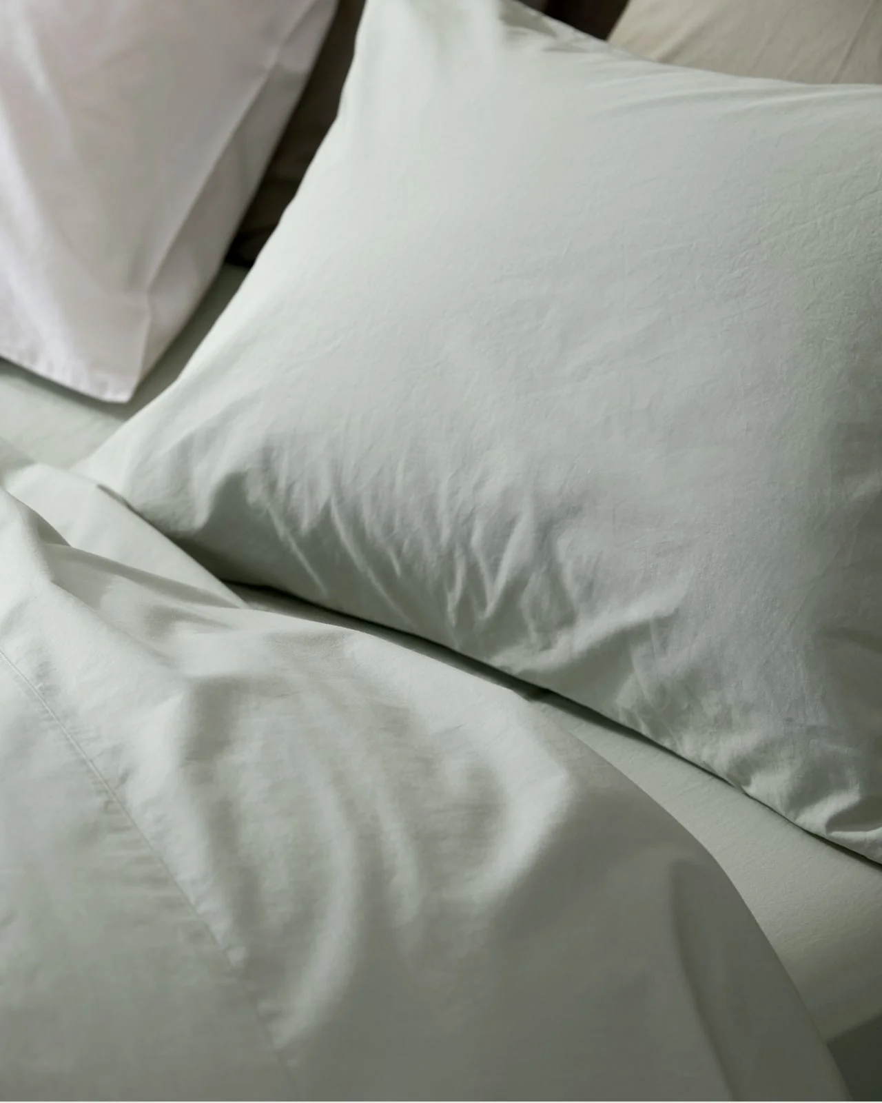 Percale Sheet Set - Sage F/Q - Image 4