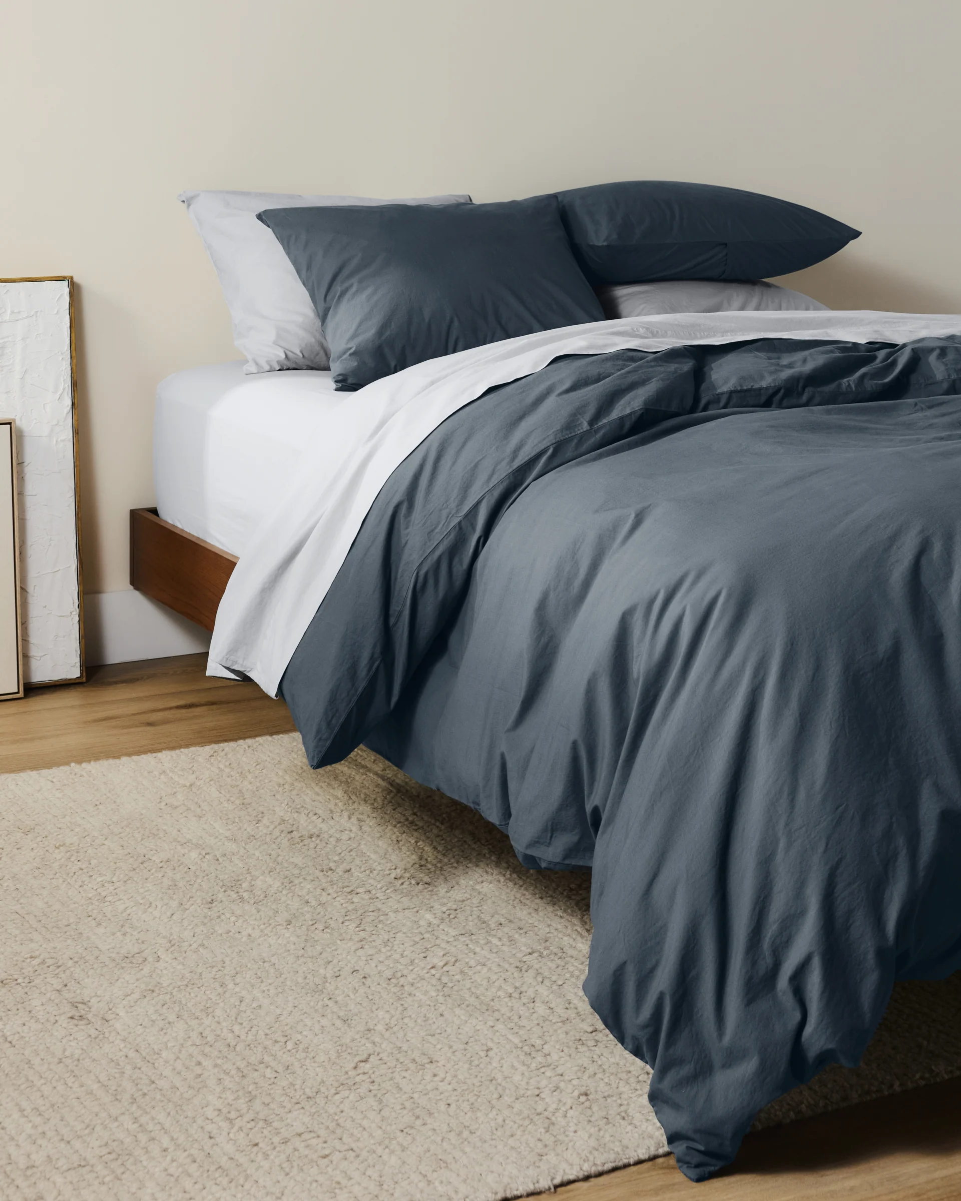 Percale Sheet Set - Sky TW/XL - Image 3