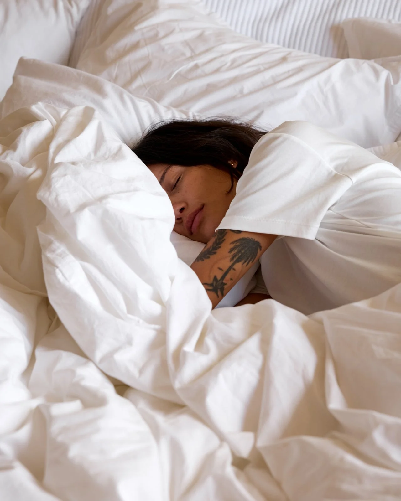 Percale Sheet Set - White K/CK - Image 4