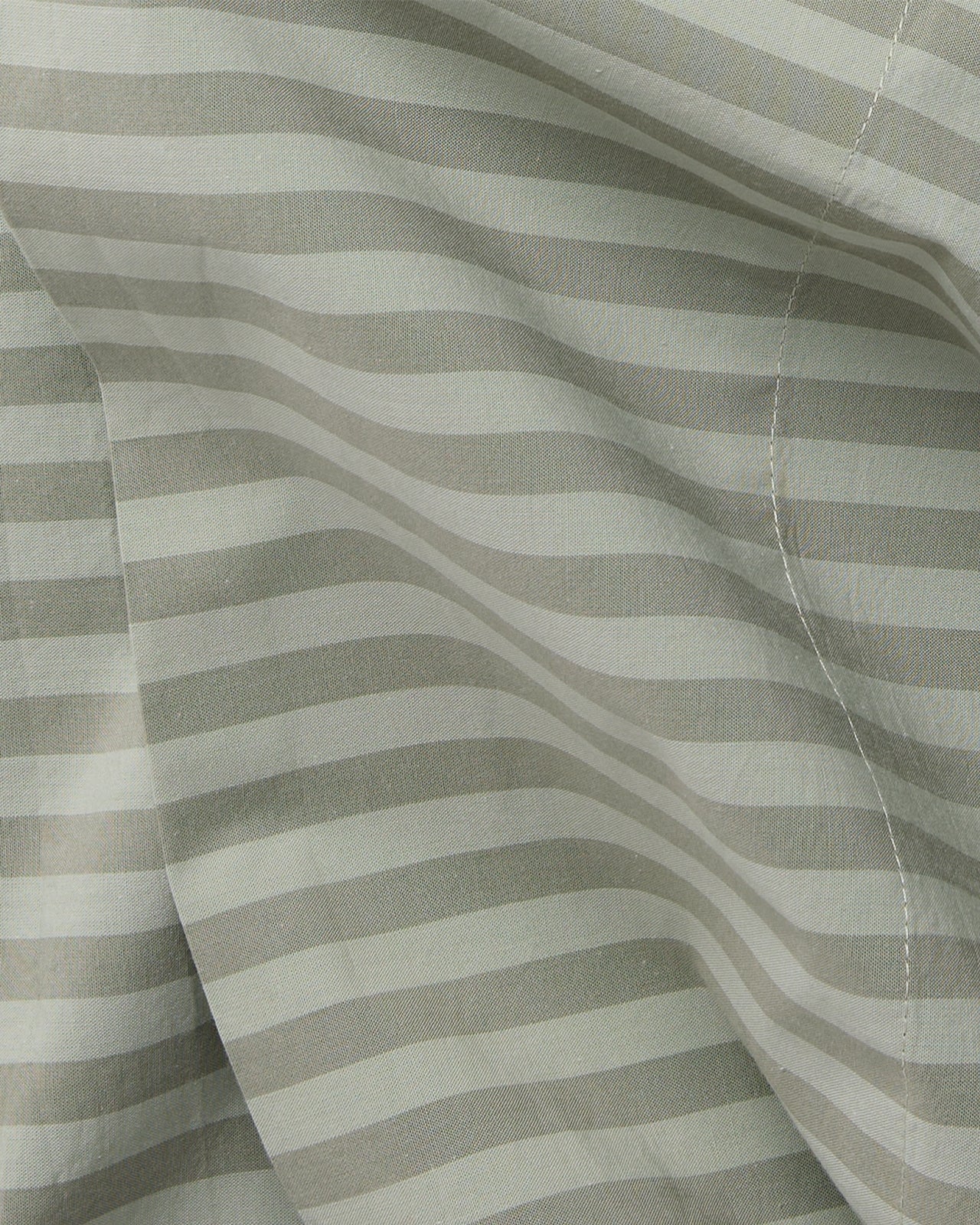 Percale Top Sheet (Moss Stripe) - Image 3