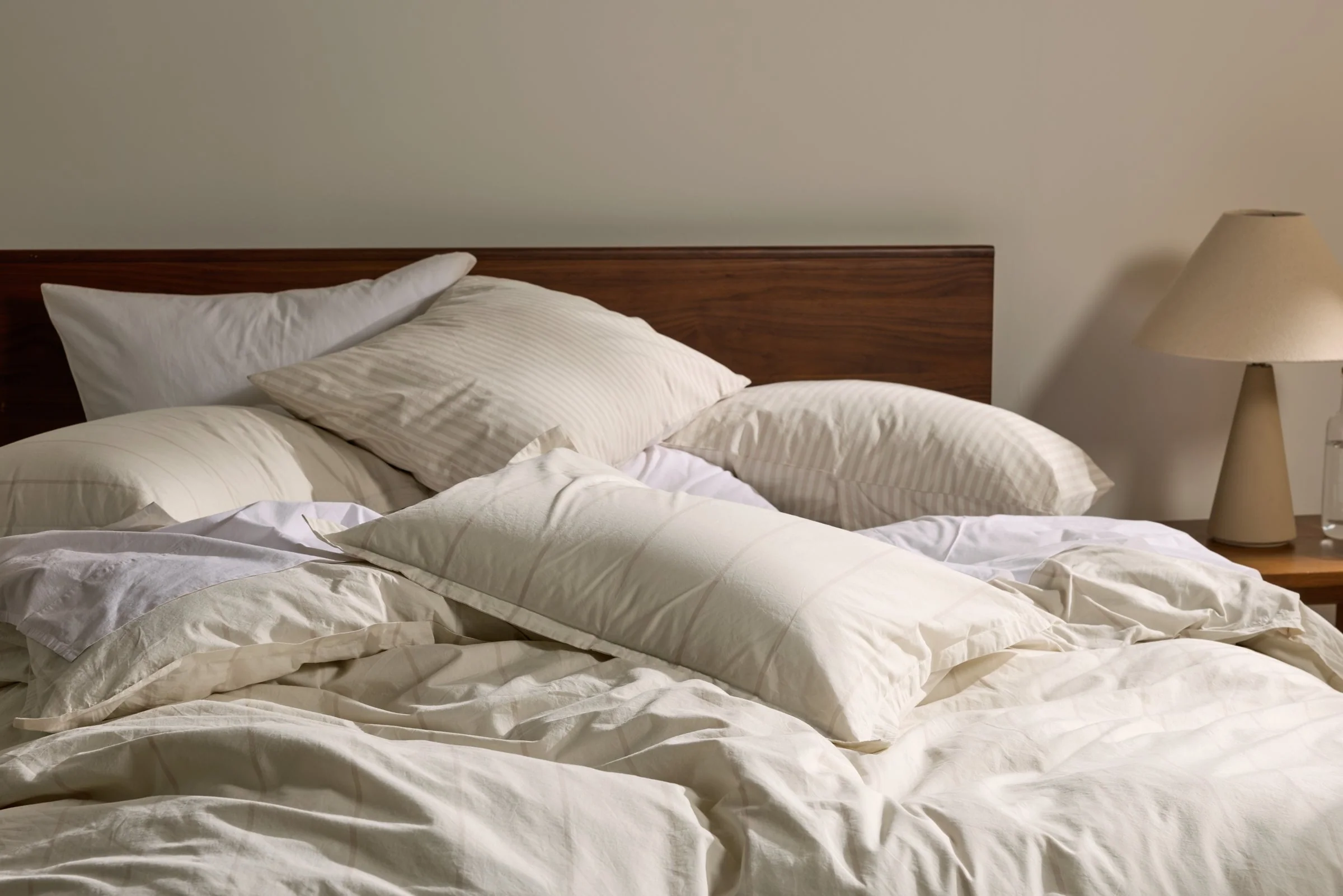 Percale Venice Set - Bone Stripe K/CK - Image 4