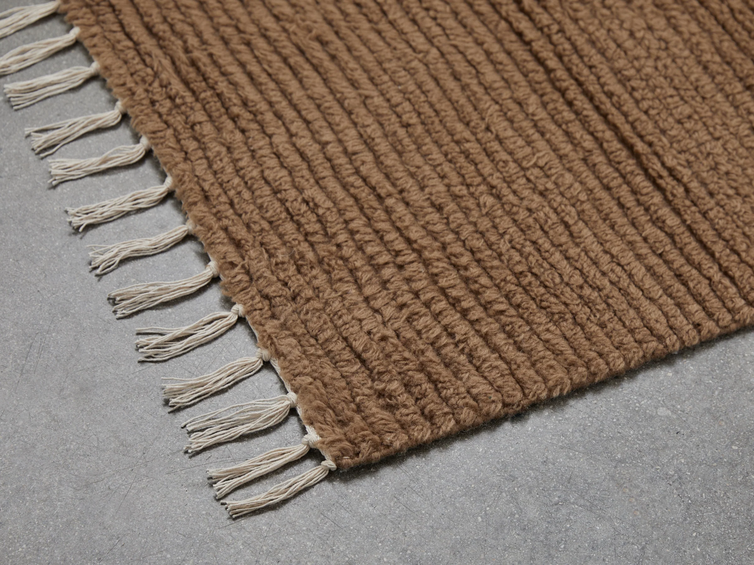 Rib Wool Rug (Bronze) - Image 2