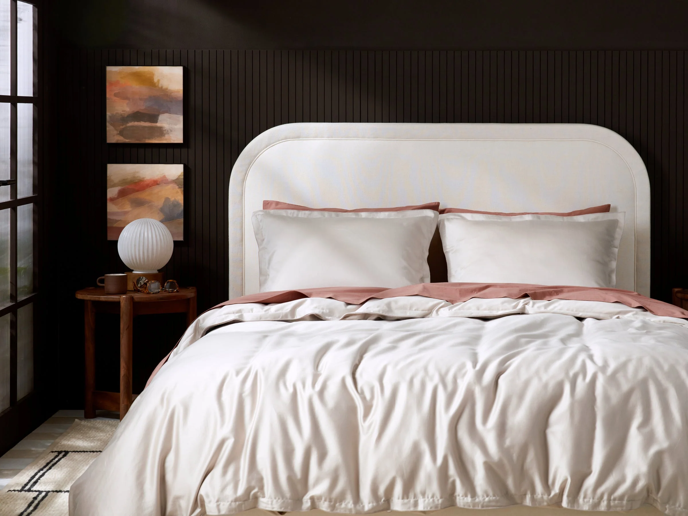 Sateen Duvet Cover Set - Bone F/Q - Image 2