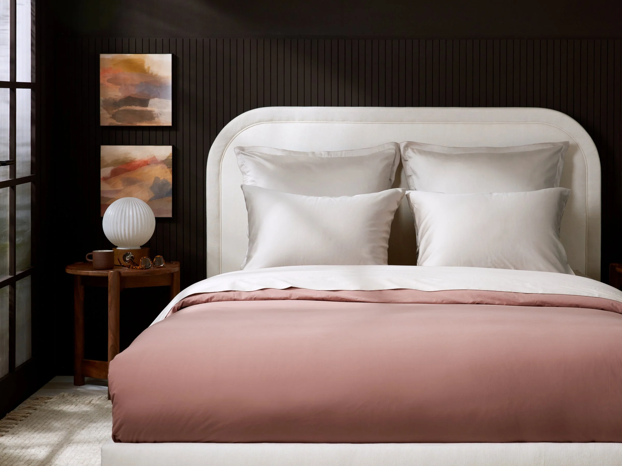 Sateen Sheet Set - Bone K/CK - Image 2