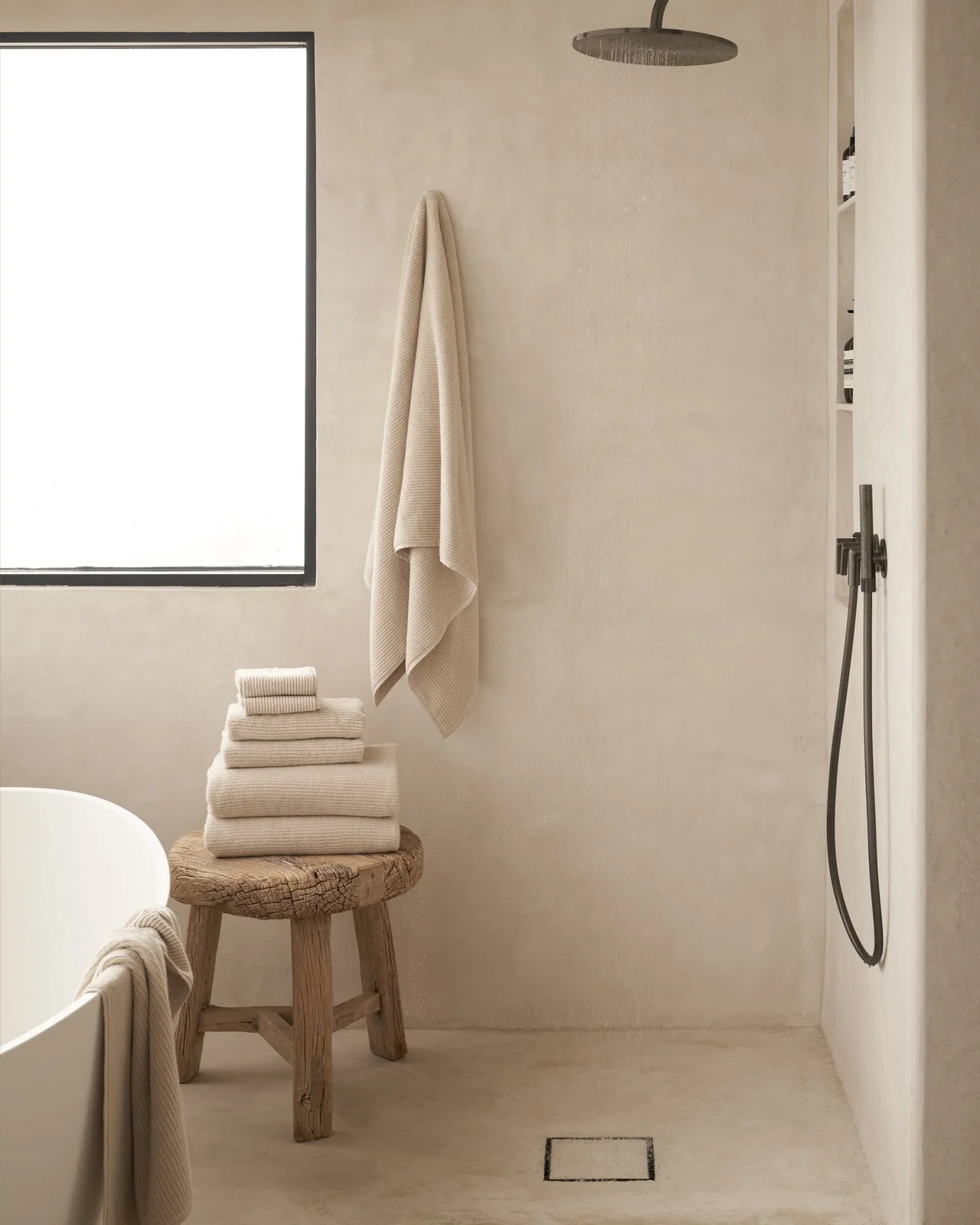 Soft Rib Towels (Bone) - Image 4