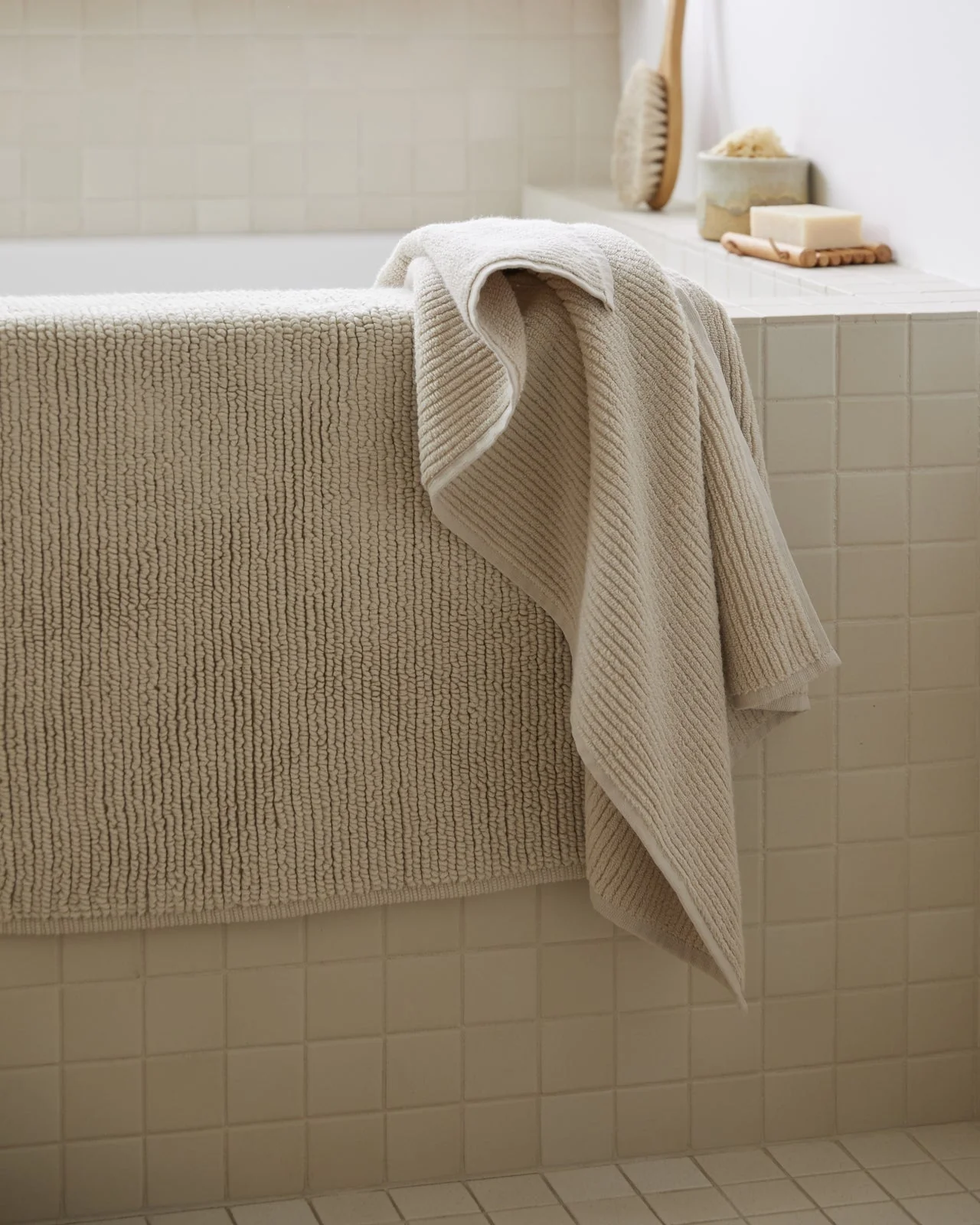 Soft Rib Towels (Bone) - Image 5