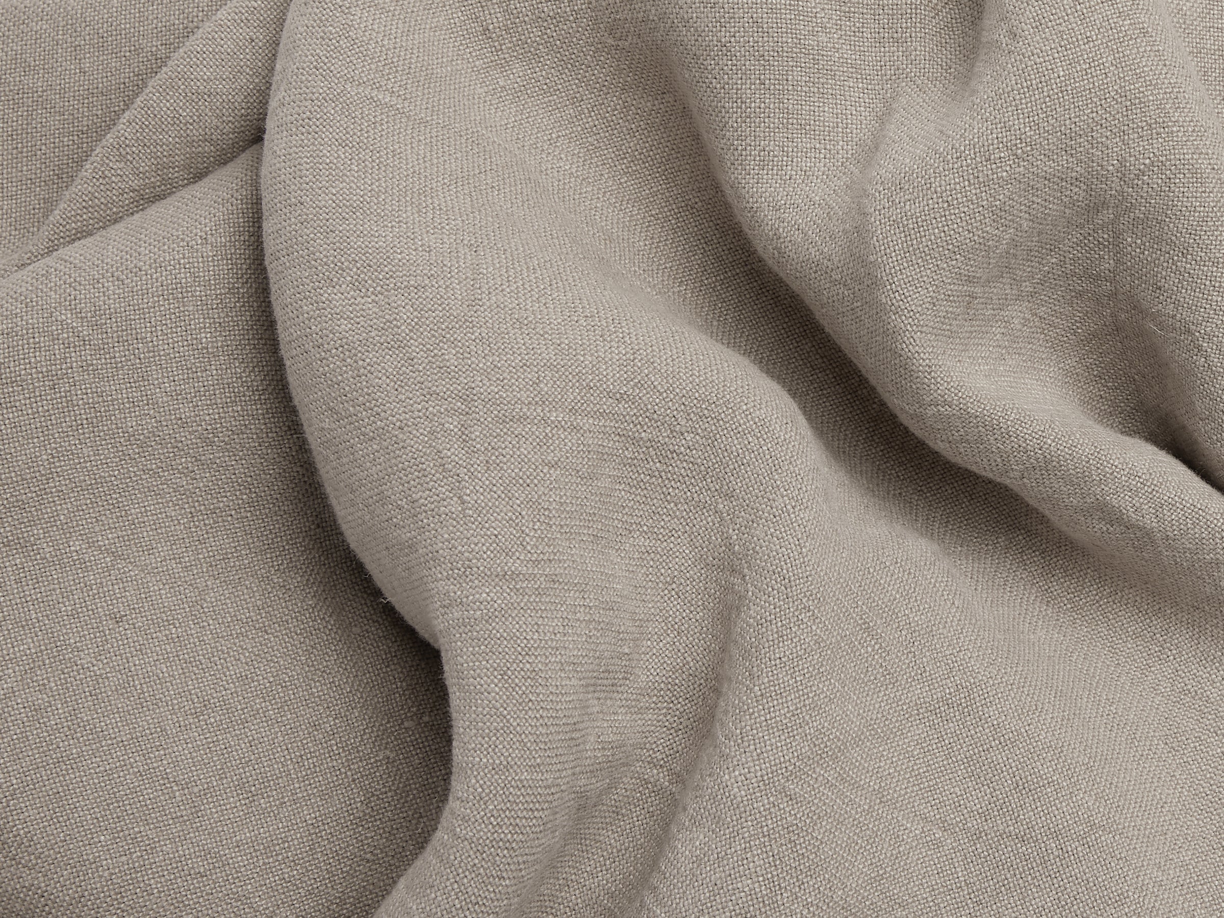 Vintage Linen Bed Blanket (Natural) - Image 3