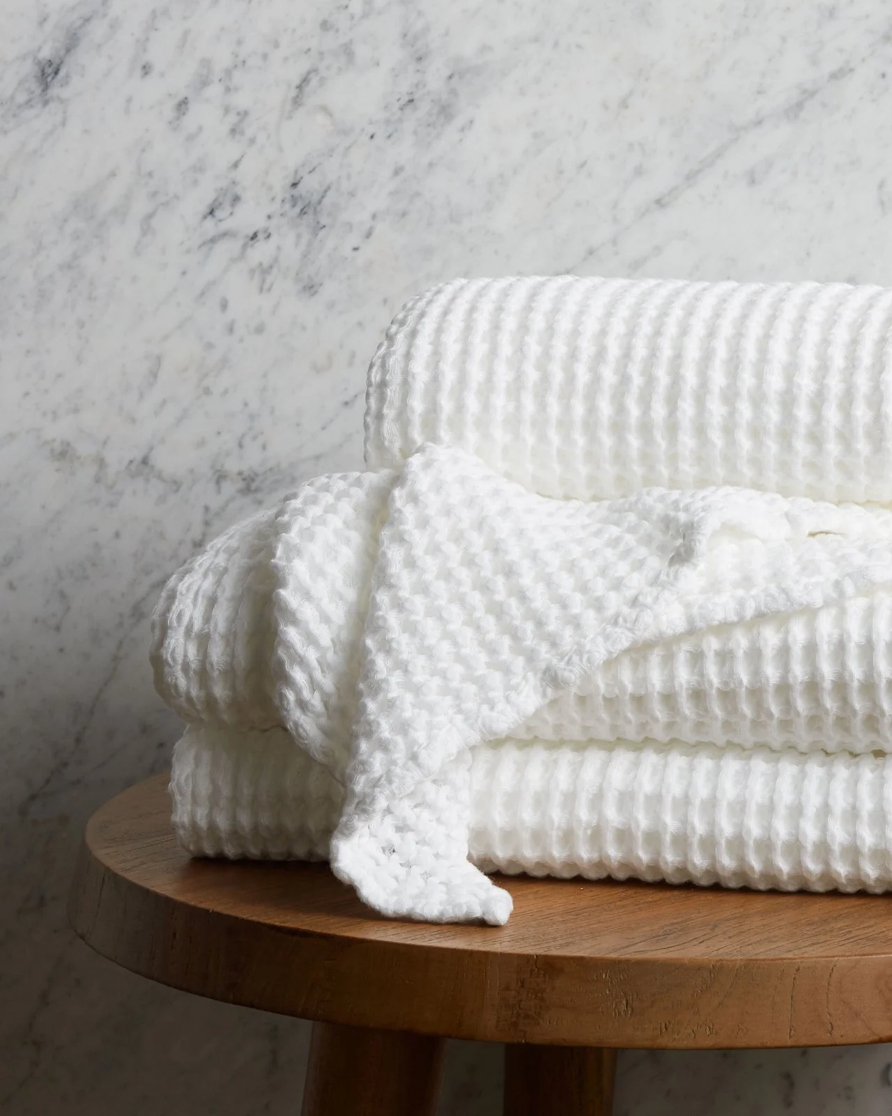 Waffle Towels (White) - Image 4